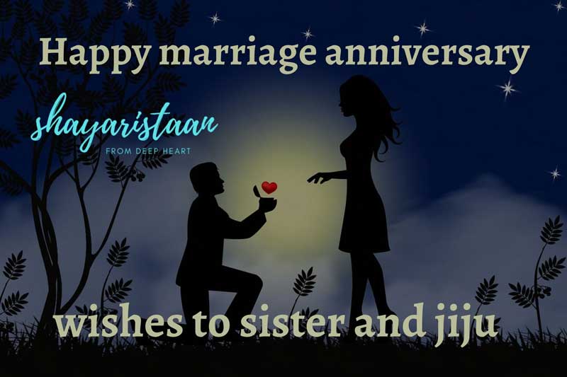 marriage anniversary wishes to sister and jiju