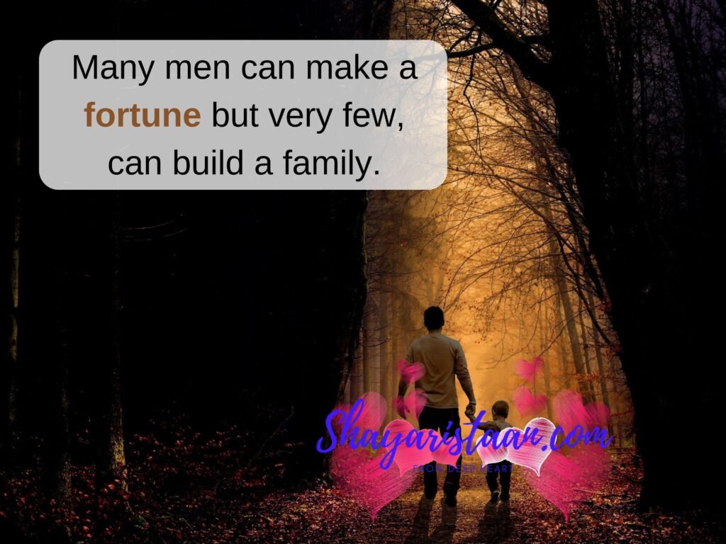 Family Status, Shayari & Quotes For Family Lovers in Hindi and English