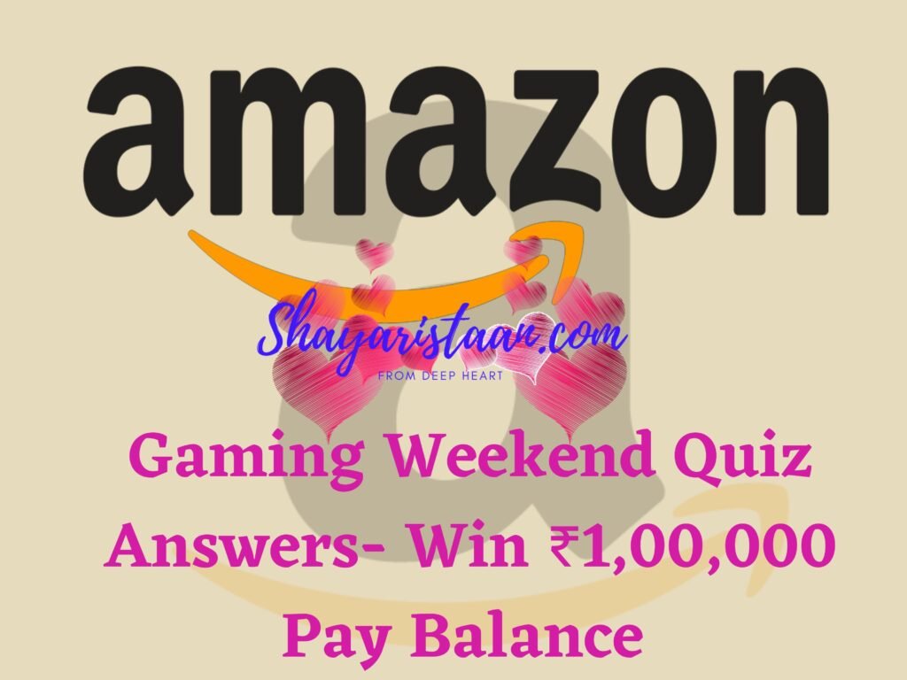 Gaming Weekend Quiz Answers