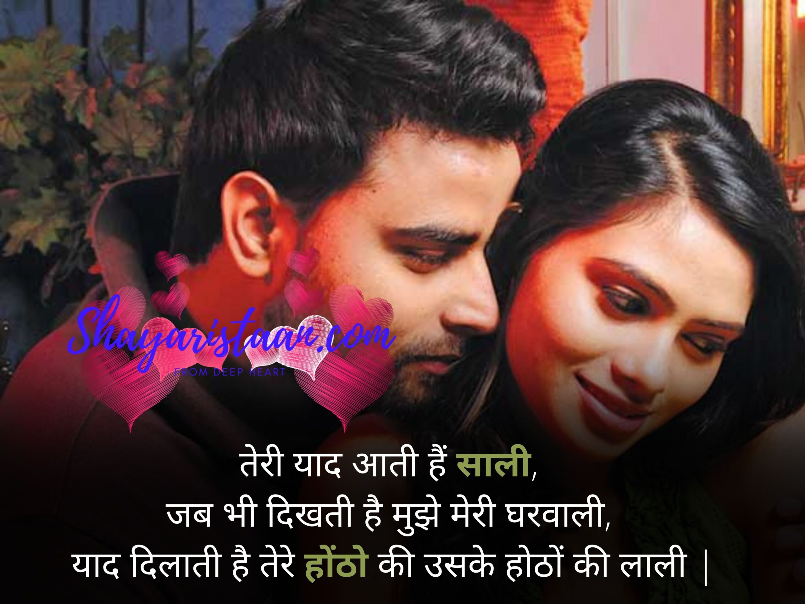  jija sali funny quotes | तेरी याद आती हैं साली,  जब भी दिखती है मुझे मेरी घरवाली,  याद दिलाती है तेरे होंठो की उसके होठों की लाली |