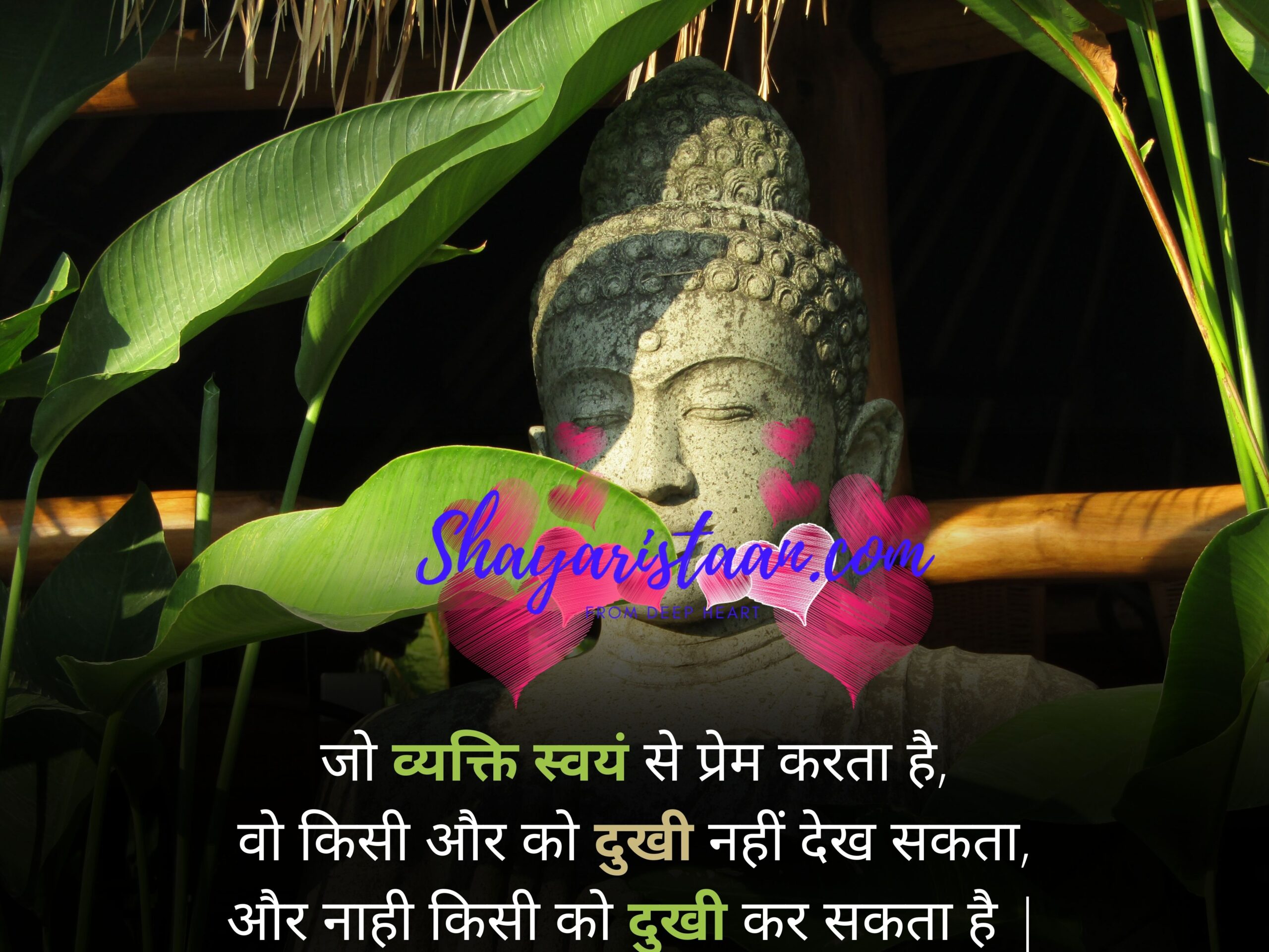  buddha quotes | जो व्यक्ति स्वयं से प्रेम करता है, वो किसी और को दुखी नहीं देख सकता, और नाही किसी को दुखी कर सकता है |