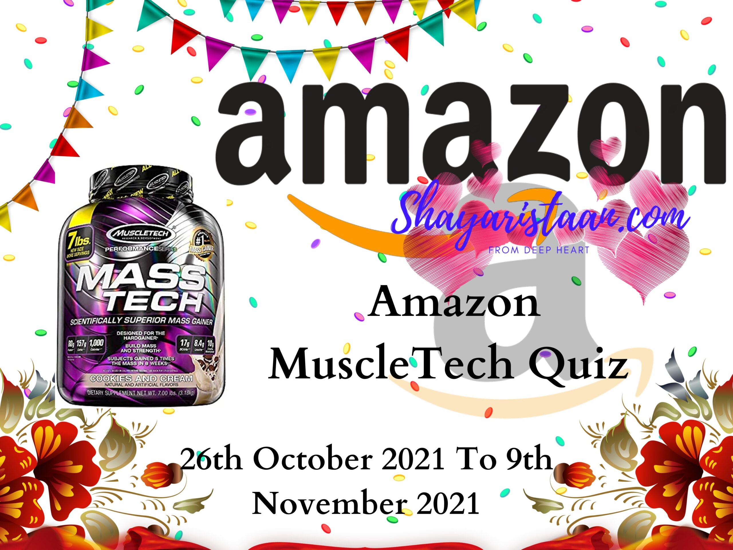Amazon MuscleTech Quiz Answers
