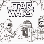 star Wars and baby yoda coloring pages
